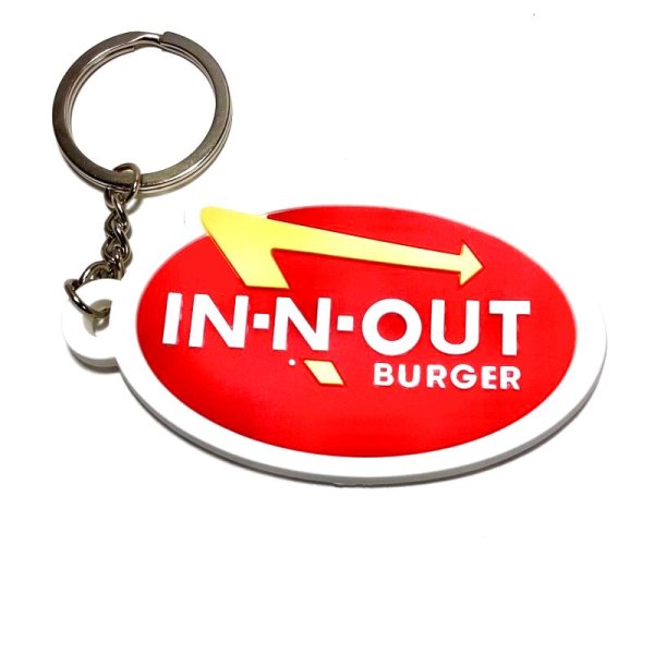 画像1: IN-N-OUT|ラバーキーホルダー (1)