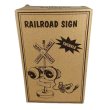 画像7: Rail Road Sign|ブラック｜レールロードサイン (7)