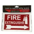 画像1: FIRE EXTINGUISHR |DECO SIGN STICKER |立体シール ステッカー (1)