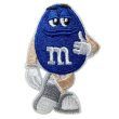 画像1: エムアンドエムズ｜ｍ＆ｍ’ｓ|ブルー|ワッペン小 (1)