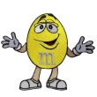 画像1: エムアンドエムズ｜ｍ＆ｍ’ｓ|イエロー２|ワッペン (1)