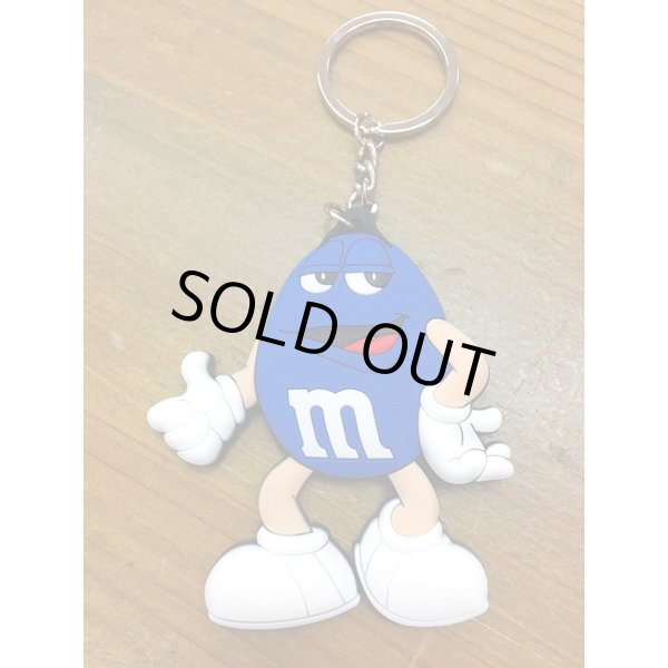 画像1: エムアンドエムズ｜ｍ＆ｍ’ｓブルー|ラバーキーホルダー (1)