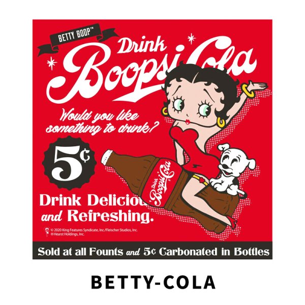 画像1: BETYY｜ベティブープ| BETTY  COLA｜LEDキャンバス ウォールアート４ (1)