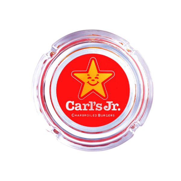 画像1:  Carl's Jr.|カールスジュニア| ガラス灰皿 (1)