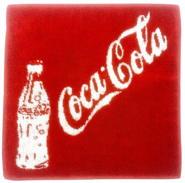 画像1: COCACOLA｜コカ・コーラ |レッド｜ハンドタオル １ (1)