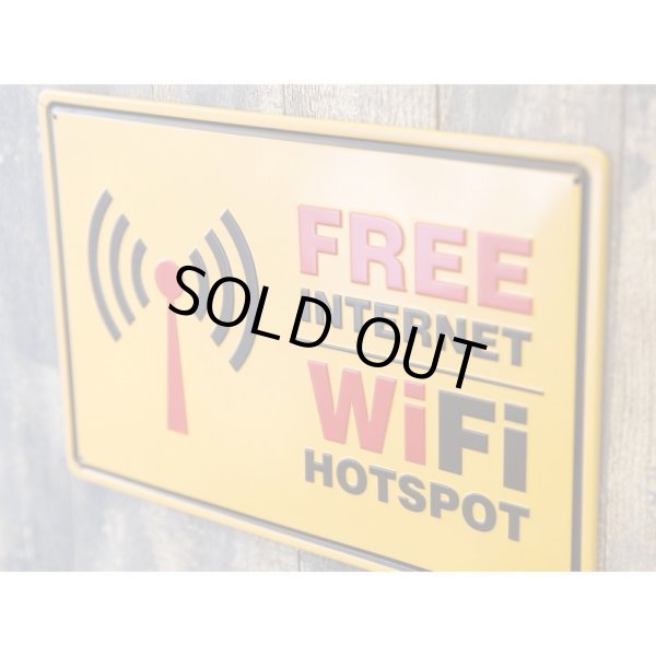 画像3: FREE WIFI  |メタルエンボスプレート (3)