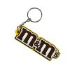 画像1: エムアンドエムズ｜ｍ＆ｍ’ｓロゴ|ラバーキーホルダー (1)