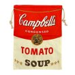 画像1: Campbell's soup キャンベル スープ缶柄｜巾着袋 (1)