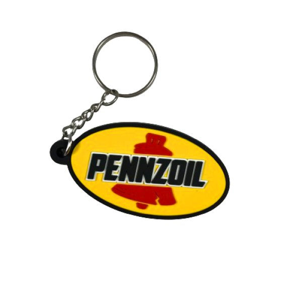 画像1: PENNZOIL｜ペンゾイル|ラバーキーホルダー (1)