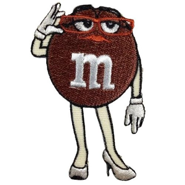 画像1: エムアンドエムズ｜ｍ＆ｍ’ｓ|ブラウン|ワッペン (1)