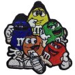 画像1: エムアンドエムズ｜ｍ＆ｍ’ｓ|全員集合|ワッペン (1)