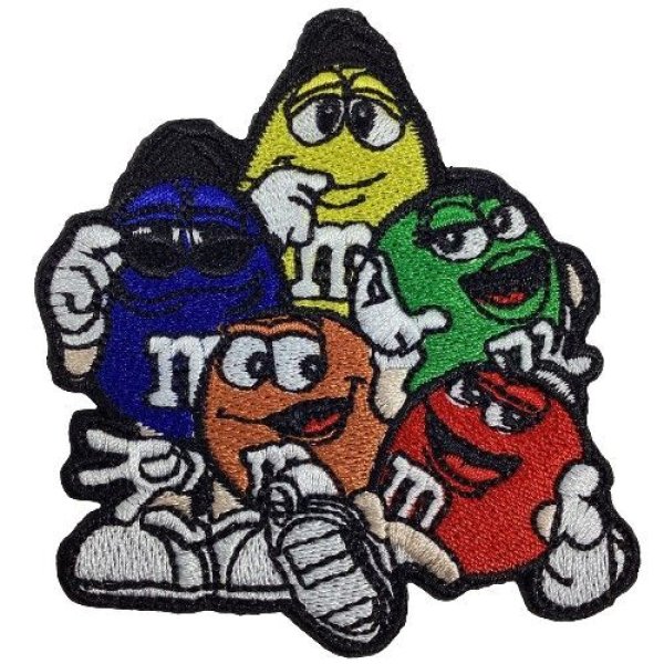 画像1: エムアンドエムズ｜ｍ＆ｍ’ｓ|全員集合|ワッペン (1)