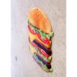 画像4: Real Double Cheese Burger|リアルダブルチーズバーガー|アンティークエンボスプレート (4)