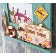 画像6: Vintage Photo Frame |ヴィンテージ フォトフレーム|SURF SHACK PINK BUS (6)