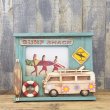 画像1: Vintage Photo Frame |ヴィンテージ フォトフレーム|SURF SHACK PINK BUS (1)