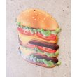 画像2: Real Double Cheese Burger|リアルダブルチーズバーガー|アンティークエンボスプレート (2)