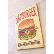 画像3: HAMBURGER ARMED|ウッドボード木製看板 (3)