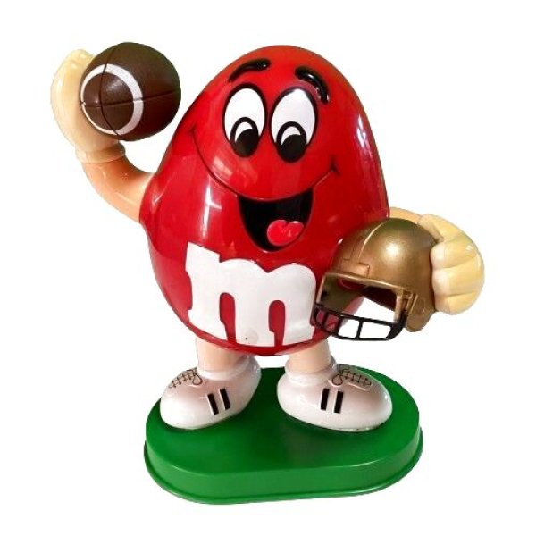 画像1: エムアンドエム｜ｍ＆ｍ’ｓ|レッド｜アメフト｜箱なし｜チョコディスペンサー（中古） (1)