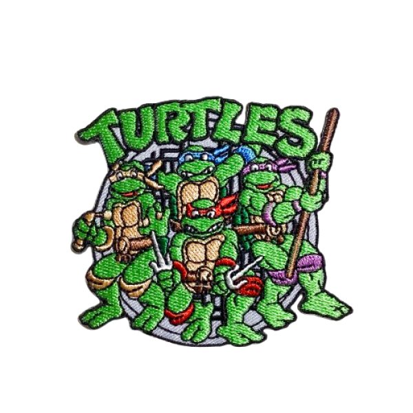 画像1: ミュータントタートルズ|TURTLES|ワッペン (1)